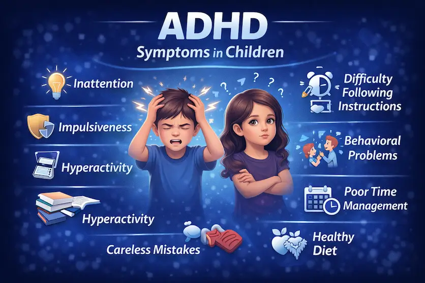 Symptoms of ADHD in Children