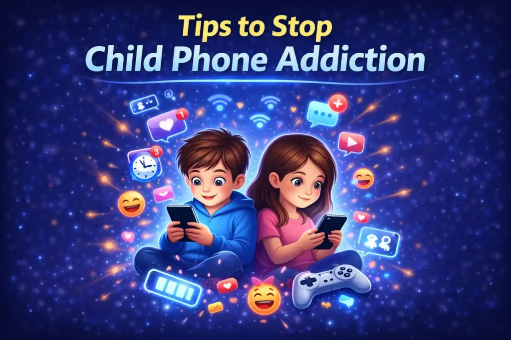 12 Easy Tips to Stop Child Phone Addiction: