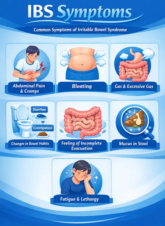 IBS Symptoms in Hindi | IBS के सामान्य लक्षण